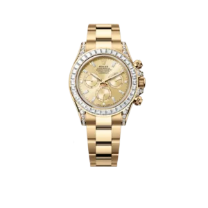Rolex Daytona 18K Yellow Gold Gold Sundust Dial Diamond Bezel Oyster Bracelet 40 mm 126598TBR